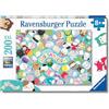 Ravensburger - Squishmallows, Puzzle Bambini 8+ Anni, 200 Pezzi Formato XXL | Puzzle XXL da 200 pezzi di Squishmallows, educativo e divertente, ideale come regalo originale per bambini dagli 8 anni.