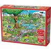 Cobble Hill 3844502 - Puzzle da 1000 Pezzi, con Puzzle per Adulti e Bambini dai 12 Anni in su, Motivo: Cartoni Animati