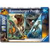 Ravensburger - Jurassic World, Puzzle Bambini 6+ Anni, Puzzle 100 Pezzi XXL | Puzzle XXL da 100 pezzi di Jurassic World, gioco educativo e divertente, ideale come regalo originale per bambini dai 6 anni.