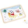 Janod Puzzle 24 Pezzi Enfant Dès 4 ans, Modello incluso + Gioco dei 5 Errori sul Tabellone, Sviluppa la Concentrazione e l'Osservazione, Prodotto FSC, J07127
