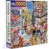 Eeboo - Puzzle 1000 pezzi Artist Provisions - Puzzle per adulti 1000 pezzi in cartone - Dimensioni 58,5 cm x 58,5 cm