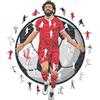 Iconic Puzzles - Liverpool, Mohamed Salah, Puzzle di Legno con licenza ufficiale, 100% sostenibile, regalo per adulti e bambini, taglia L, 500 Pz