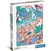 Clementoni - Puzzle 1000 Pezzi per Adulti e Ragazzi, Collection, Tema Sunday at the Beach, Idea Regalo Uomo e Donna Made in Italy, 70x50 cm, 39891
