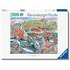 Ravensburger - Puzzle 2000 Pezzi Favola Marina, Puzzle Adulti 14+ 98x75cm | Puzzle Favola Marina da 2000 pezzi, 98x75 cm, per adulti 14+, collezione 2000 pezzi e ideale come idea regalo originale.