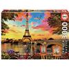 Educa - Puzzle da 3000 pezzi per adulti | Tramonto a Pariggi | Misura: 120 x 85 cm | Include servizio pezzi mancanti | Consigliato a partire dai 14 anni (17675)