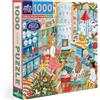 Eeboo - Puzzle 1000 pezzi Swedish Holiday Kitchen - Puzzle adulto 1000 pezzi cucina natalizia scandinava - Dimensioni 58,5 cm x 58,5 cm