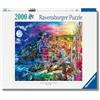 Ravensburger - Puzzle 2000 Pezzi Cinque Terre | Puzzle 2000 Pezzi | Rompicapo Adulti E Bambini Dai 14 Anni In Su | Regalo Per Bambini E Adulti | Misure 98x75cm | Tecnologia Soft-click