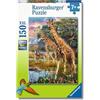Ravensburger Puzzle per bambini Ravensburger - 12943 Colourful Savanna - puzzle con animali per bambini dai 7 anni in su, con 150 pezzi in formato XXL