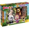 Liscianigiochi Lisciani Giochi - Masha Puzzle Plus 24, Diventiamo Amici?!Puzzle per Bambini, Multicolore, 86078