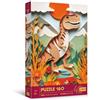 Trefl - Puzzle Effetto 3D, Dinosauro - 160 Pezzi - 40° Anniversario Trefl, Puzzle Colorato con Animali, per Bambini a partire dai 6 anni