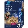 Kosmos 636159 T-Rex 3D - Scheletro T-Rex per Scavare, Set Completo con Martello e scalpello, Scatola per esperimenti per Bambini a Partire dai 7 Anni e Fan Dino, Regalo di Compleanno, colorato