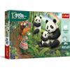 Trefl - The Treflik Family, Inspired By Nature, Panda - 100 pezzi - Puzzle colorato con personaggi delle fiabe, intrattenimento creativo, divertimento per bambini dai 5 anni in su