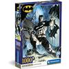 Clementoni - Puzzle 1000 Pezzi per Adulti e Ragazzi, Illustrazione DC Batman, Idea Regalo, Made in Italy, 70x50 cm, Poster Incluso, 39714
