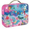 Janod - Puzzle Bambini 24 Pezzi, Sirene - Gioco Educativo Abilità Motorie e Concentrazione - Valigetta con Manico - Prodotto in Francia - Certificazione FSC - Da 3 Anni in Su, J02613