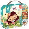 Janod - 4 Puzzle Le 4 Stagioni - Puzzle per Bambini Evolutivo da 6 a 16 Pezzi - Sviluppa la Pazienza e le Abilità Fino-Motorie - Fabbricato in Francia - Gioco Educativo dai 24 Mesi, J02542