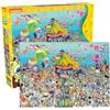 AQUARIUS SpongeBob SquarePants - Puzzle da 1000 pezzi per il 25° anniversario (puzzle da 1000 pezzi) con licenza ufficiale SpongeBob Merchandise & Collectibles -55,9 x 71,1 cm - Esclusiva Amazon