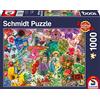 Schmidt Spiele 57383 Happy Gardening, Puzzle da 1000 Pezzi