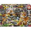 Educa - Puzzle da 500 pezzi per adulti. Radiant Jungle | Misura: 85 x 60 cm. Include colla fix puzzle. Da 14 anni (19563)