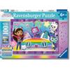 Ravensburger - Gabby's Dollhouse, Puzzle Bambini 6+ Anni, 100 Pezzi XXL | Puzzle XXL da 100 pezzi di Gabby's Dollhouse, educativo e divertente, ideale come regalo originale per bambini dai 6 anni.