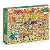 Galison Michael Storrings Pumpkin Patch 1000 Piece Puzzle