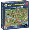Jan Van Haasteren JVH The Vegetable Garden - Puzzle per adulti, 100% riciclato, 1000 pezzi, Jumbo