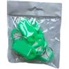 D.RECT Targhette Portachiavi Plastica 10 Pezzi - Etichetta per Chiavi con Passanti - Portachiavi Girevoli con Finestra per Etichetta, Verde