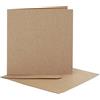 Creativ carte e buste Company, formato 12,5x12,5 cm carta, naturale, 10 set