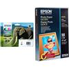 Epson 24XL Serie Elefante Cartuccia Originale, Multipack, XL, 6 Colori & Carta Fotografica Lucida, 10x15cm, 100 Fogli, Bianco