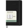 Moleskine Weekly Planner, Agenda Settimanale Orizzontale 2026 12 Mesi, Con Copertina Rigida e Chiusura Elastica, Formato Pocket 9 x 14 cm, Colore Nero
