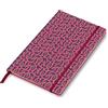 Pigna PdiPigna, Taccuino Notebook Reverberation 80s, 13x21 cm, 144 Pagine , con Segnalibro Colorato, carta Riciclata , 80 g/m² FSC ,interno 1R , righe .