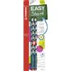 STABILO - Matita Ergonomica triangolare - EASYgraph | per Destrimani, Petrolio, Pack da 2, Gradazione HB