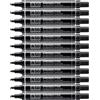 Pentel Pen N50 Marcatore Permanente Punta Conica Nero 12 Pezzi