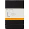 Moleskine Notebook Reporter, Taccuino a Righe, Copertina Rigida, Colore Nero, Formato Pocket 9 x 14 cm, 192 Pagine