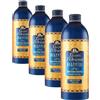 Tesori d'Oriente - Bagno Crema Aegyptus, Bagnoschiuma dalle Note Floreali di Giglio Blu, con Estratto di Papiro, Deterge la Pelle e Dona Nutrizione e Idratazione, 500ml (Confezione da 4)