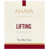 AHAVA Halobacteria - Kit bustine per il restauro lifting, crema nutriente, siero e maschera. Lifting, rassoda, lenisce la pelle matura, ripristina l'elasticità. Arricchito con Osmoter e hamamelis.