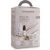 Naturaverde Gift Set Bava di Lumaca Bio - Mousse Detergente 150ml, Siero Viso 60ml e Polsini Struccanti in Microfibra