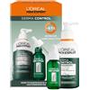 L'Oréal Paris men expert L'Oréal Men Expert Kit per la cura degli uomini, set regalo con gel detergente e siero per pelli impure, regali per uomo con acido salicilico e niacinamide, Derma Control, 1 x 260 ml, 1 x 30 ml