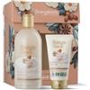 Bottega Verde - Cofanetto Regalo Mandorle Dolci, con Bagnodoccia 400 ml e Crema Mani 75 ml, Addolcenti e Setificanti, Idea Regalo