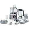 Bosch MC812M844 Robot da Cucina, 1250 Watt, Motore Potente, Ciotola XXL | Robot da Cucina, 50 Funzioni, Include: Frullatore, Spremiagrumi e Tritatutto, Accessori per Macinare, Impastare, Grattugiare