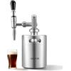 VEVOR Fusto da Caffè Nitro 2L Sistema di Erogazione di Azoto Caffè Freddo | Infusore di Azoto Portatile con Erogatore Valvola di Sfogo di Pressione, Acciaio Inox, Birra Fredda, Tè, 190 x 145 x 355 mm