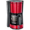 Severin KA 4817 - Caffettiera con potenza da 1000 W, in acciaio inox verniciato rosso, colore: Nero
