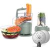 Kenwood MultiPro Compact - Robot da Cucina Multifuzione con Express Serve, Lama in Acciaio Inox, Dischi Affetta e Grattugia, Personal Blender 600 ml, Funzione Pulse, Verde Eucalipto (FDP23.380GR)