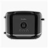 TERRAILLON - Diamante nero - Griglia pane, 2 fessure 13 cm, 6 livelli potenza (870 W), riscaldamento da forno, scongelamento, riscaldamento, spegnimento automatico, base goffrata diamante, nero