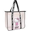 CERDÁ LIFE'S LITTLE MOMENTS Borsa da spiaggia Hello Kitty da donna e ragazza, borsa da spiaggia grande, trasparente, Hello Kitty, borsa da tè in rete, semitrasparente leggera e spaziosa per spiaggia, Pisicna Estate