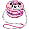 Disney Minni Mouse Frozen 2 Mini Borsa a Catena Rotonda, 9 x 9 cm, Rosa Floral