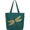 Eco Right Ecoright Large Canvas Tote Bags for Women, with Inner Pocket, Reusable Tote Bag with Zip for School, Work, Shopping, Beach