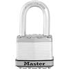 Master Lock M5XDLF - Lucchetto a chiave in acciaio laminato, argento, 1 pezzo