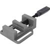wolfcraft Morsa Simplex 60 - Morsetto in Alluminio per Colonna per Trapano | Ganasce con scanalature a V per pezzi circolari, forza di serraggio fino a 200 kg, ideale per fai da te, 3412099