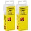 STANLEY 1-CT109T Graffette Tipo 7, Set di 2000 pz, 14 mm
