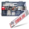 TOX Valigetta con assortimento TOX Plug & Play (320 pezzi) + metro pieghevole THINK BIG da 3 m, set di tasselli con viti + righello, tasselli multiuso TRIKA 5/31, 6/36 e 8/51, 011909040